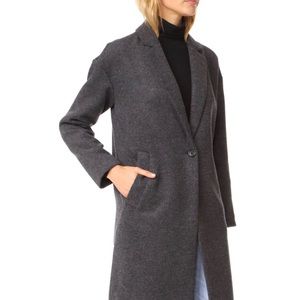 Madewell Monsieur Coat/ gray